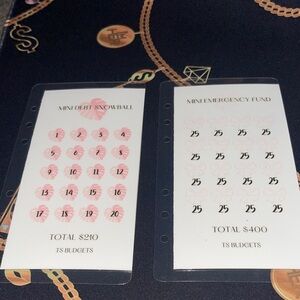 Small Budget Sinking Fund Tracker Set by TS Budgets